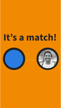 it's a match